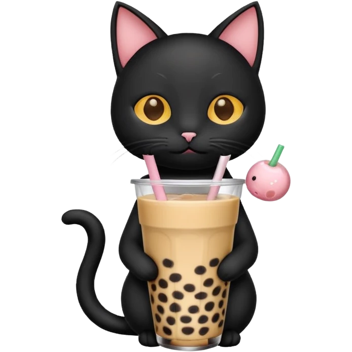 🐈‍⬛🧋 emoji