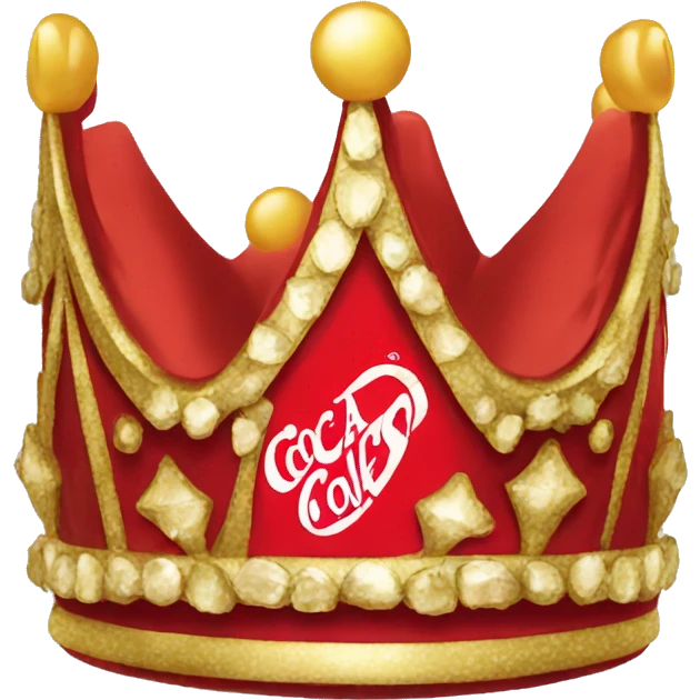 Coca Cola crown emoji
