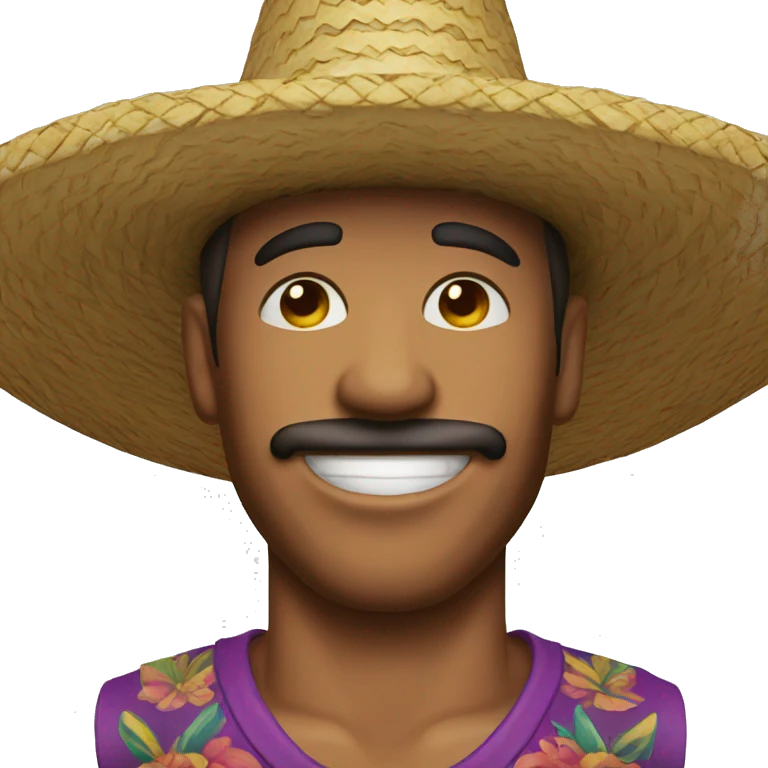 emoji sombrero man emoji