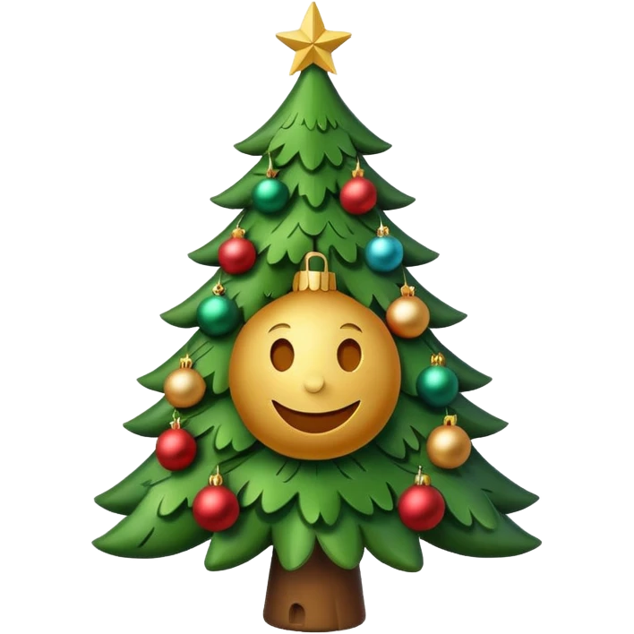 ялинка посміхається emoji