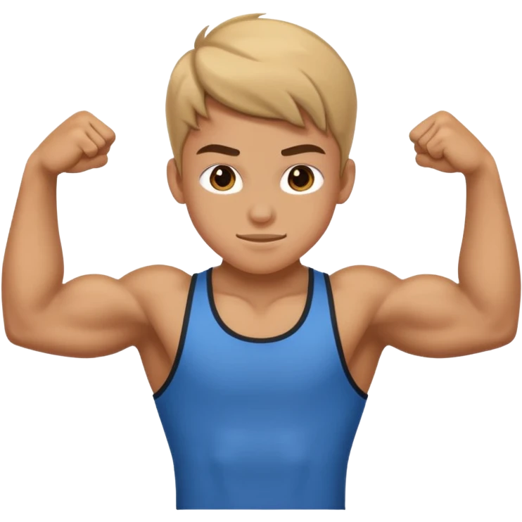 Teenager Flexing emoji