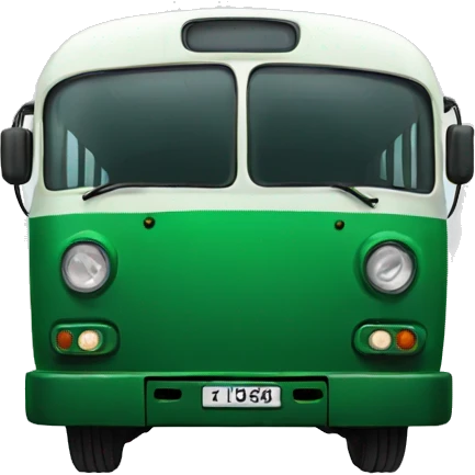 green russian bus emoji