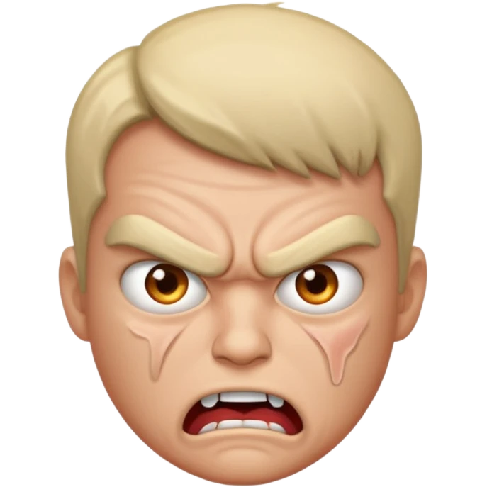 Angry butthole emoji