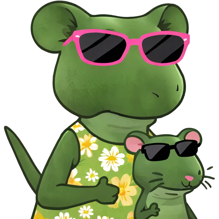 brat girl summer rat emoji