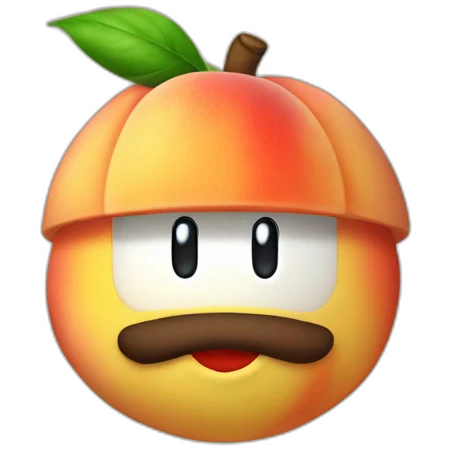 peach mario emoji
