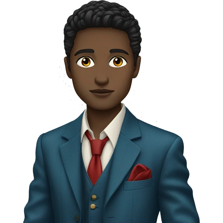 gipsy boy with blue eyes skinny in gucci suit  emoji
