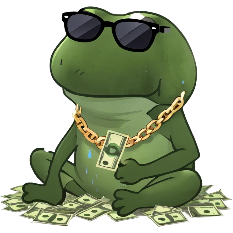 bufo money rain emoji