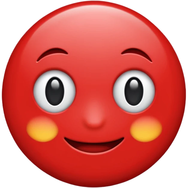 red nought emoji