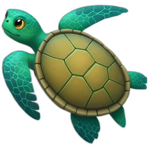 plastic sea turtle emoji