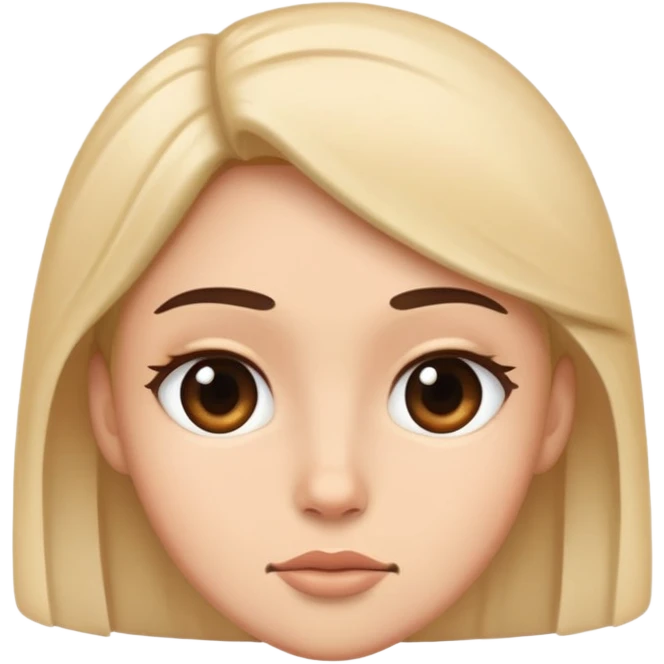 a side eye emoji
