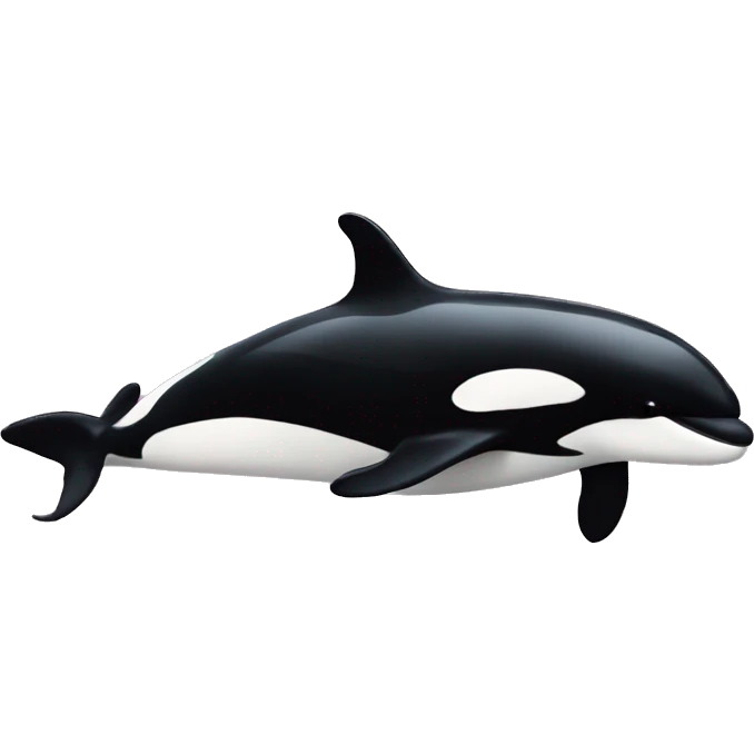 killer whale with girl top emoji