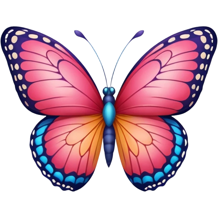 butterfly heart shape emoji