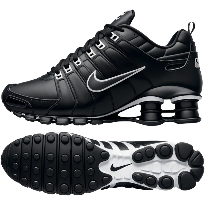 Nike shox tl black emoji