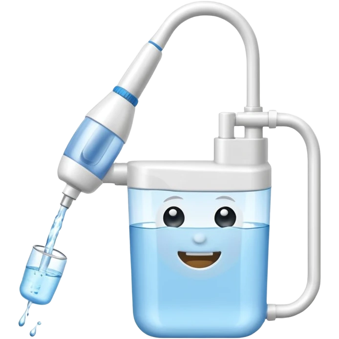 Dental irrigator  emoji