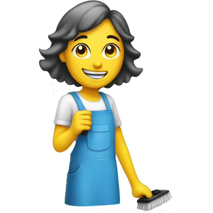 Cleaning emoji