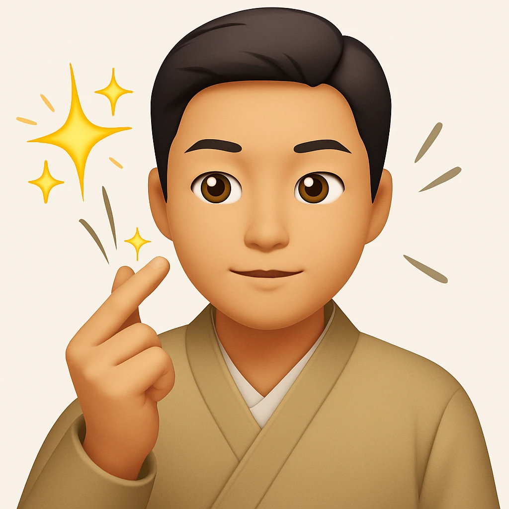 Add dynamic finger snap motion lines and sparkles to emphasize the snapping action, keep the emoji style and original colors. emoji