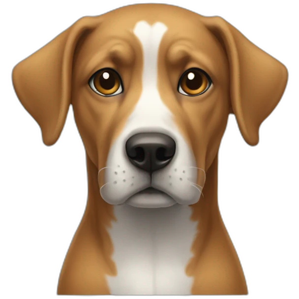 Un chien qui fume emoji