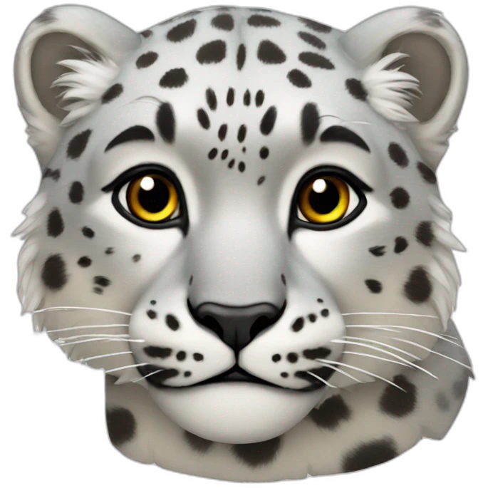 snow leopard emoji