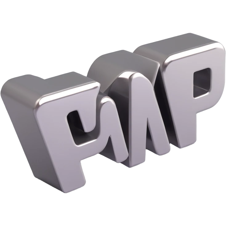 3D logo with the word 'Select', modern and bold, metallic finish, dynamic perspective, suitable for tech brand emoji
