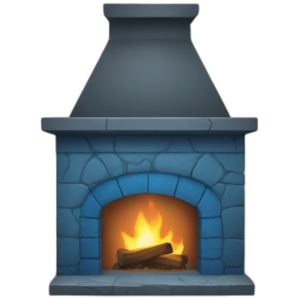 App Wither hearth blue emoji