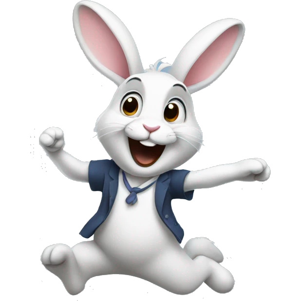 rabbit dancing emoji
