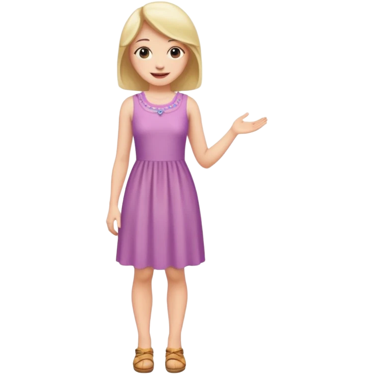 Naked girl with full body and with a dick emoji