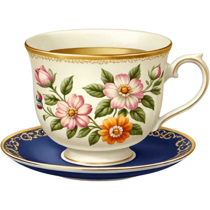 antique floral teacup emoji