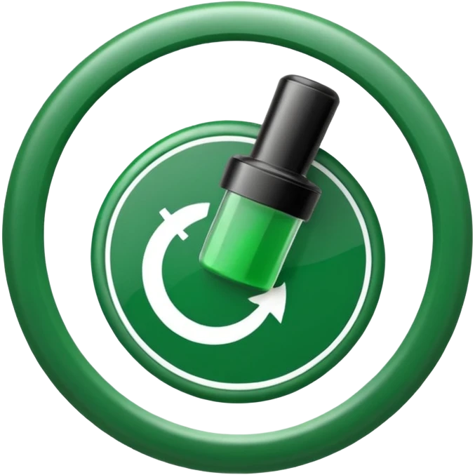 approval ink stamp in green emoji