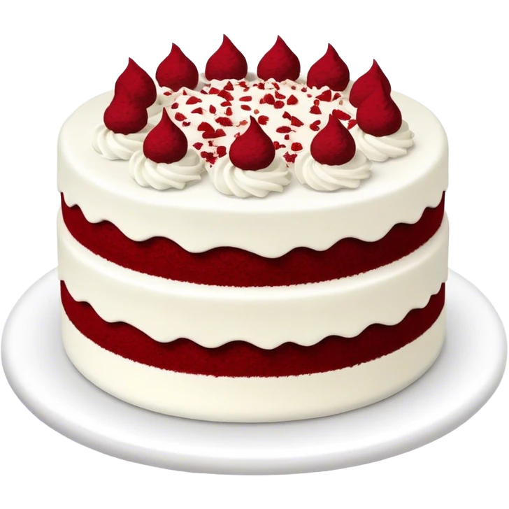 Red velet cake emoji