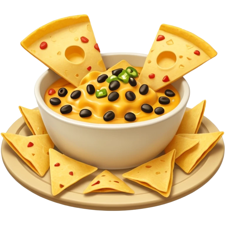 nachos with cheese dip emoji