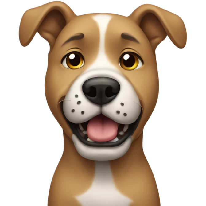 Crying dog emoji