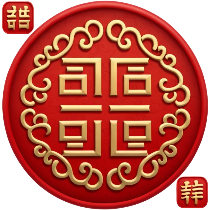 Double happiness emoji