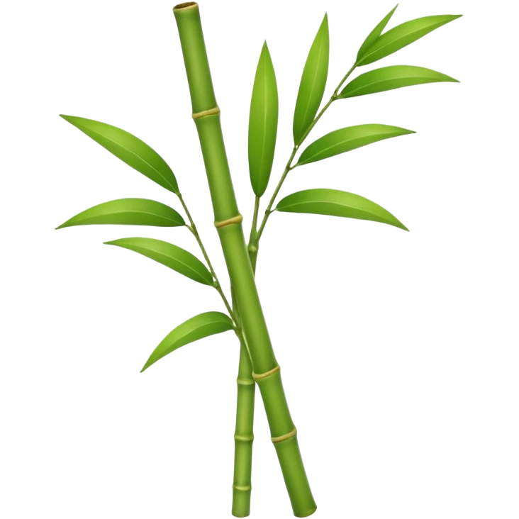 Bamboo stick with leaves emoji emoji