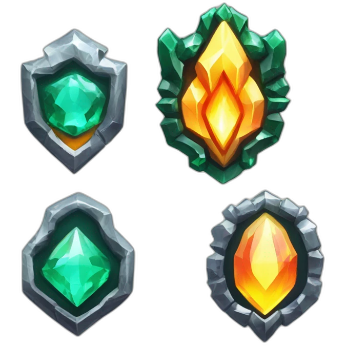 Pixel Battle Badge Winter Diamond Obsidian Emerald Flame Shiny Glow Reward Legendary Unique Epic Mystery emoji