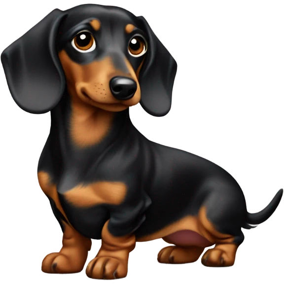 Mini dapple dachshund  emoji