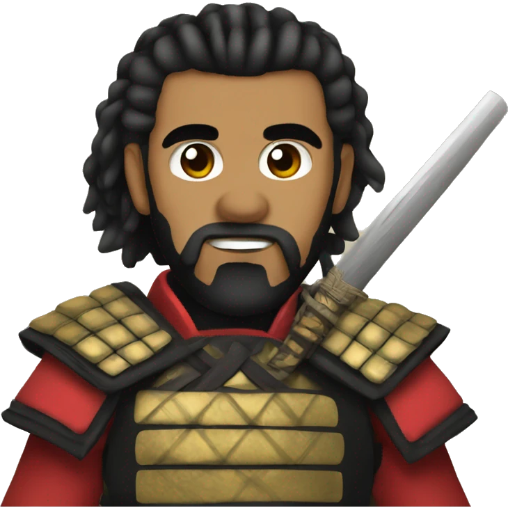 Drake as samurai emoji