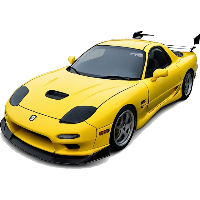 competition yellow mica rx7 fd emoji