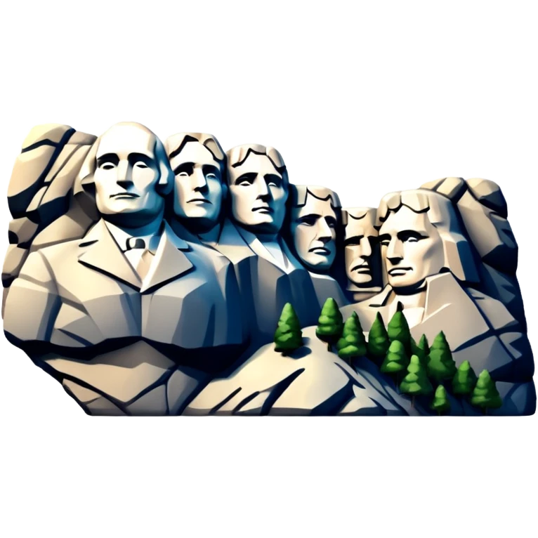 Mount Rushmore emoji