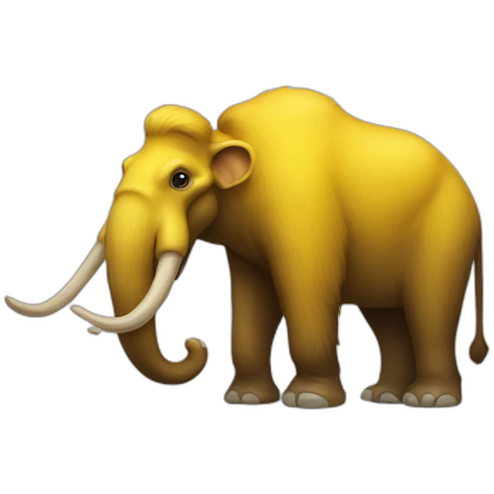 yellow Mammoth emoji