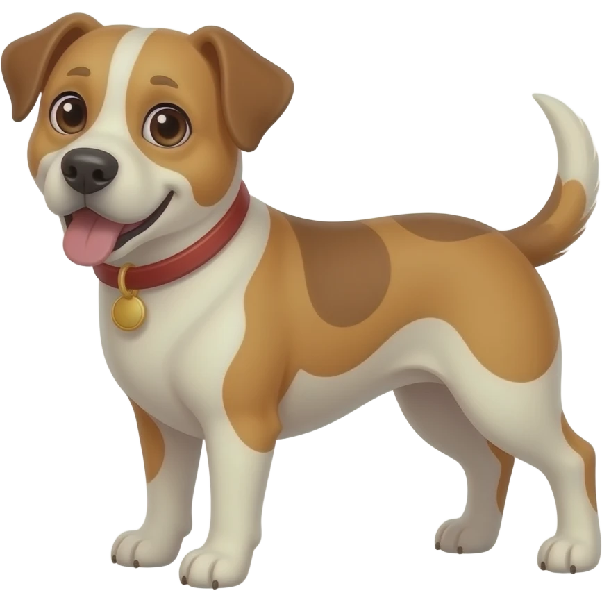 woman with a dog emoji