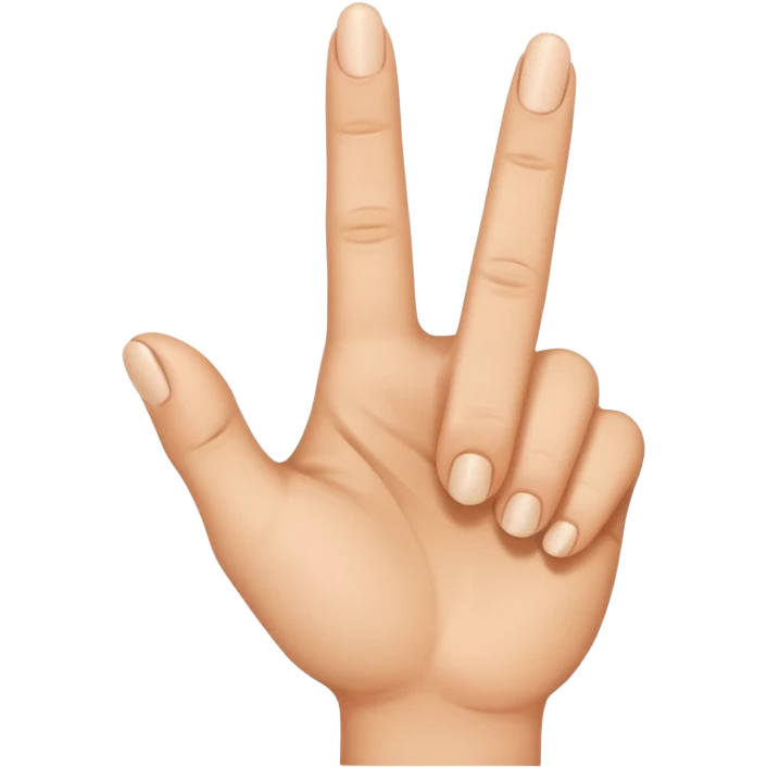  Can you do the Oke sign but than with de middle vinger. And I dont want to see your palm emoji