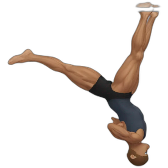 Calisthenic front lever emoji