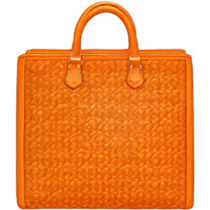 Orange goyard mini anjou emoji