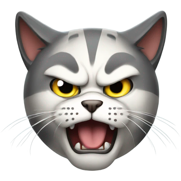 Angry cat emoji