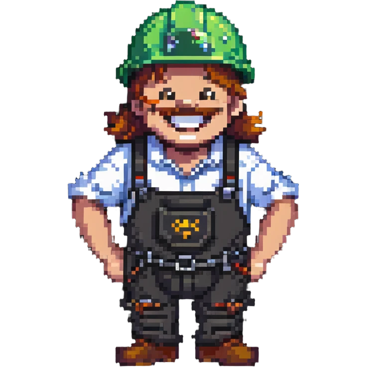 builder laughing hard emoji