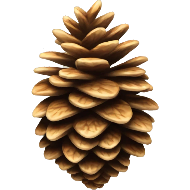 Spruce pine cone emoji