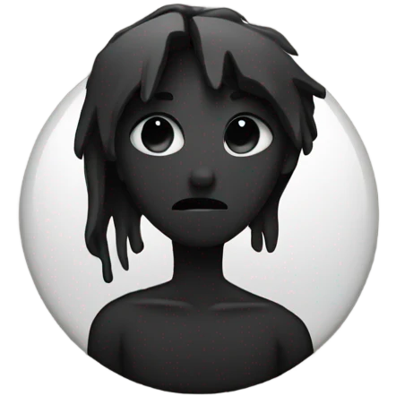 Black broken heart emoji