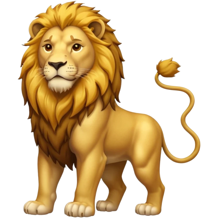 artist lion full body emoji