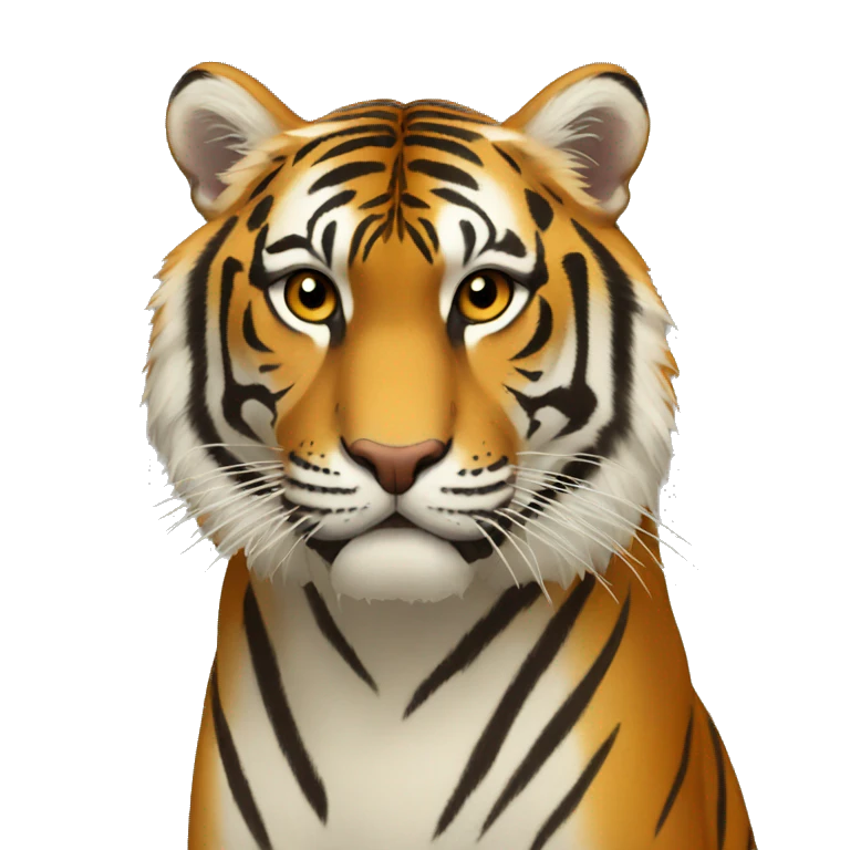Tigre enfadado  emoji
