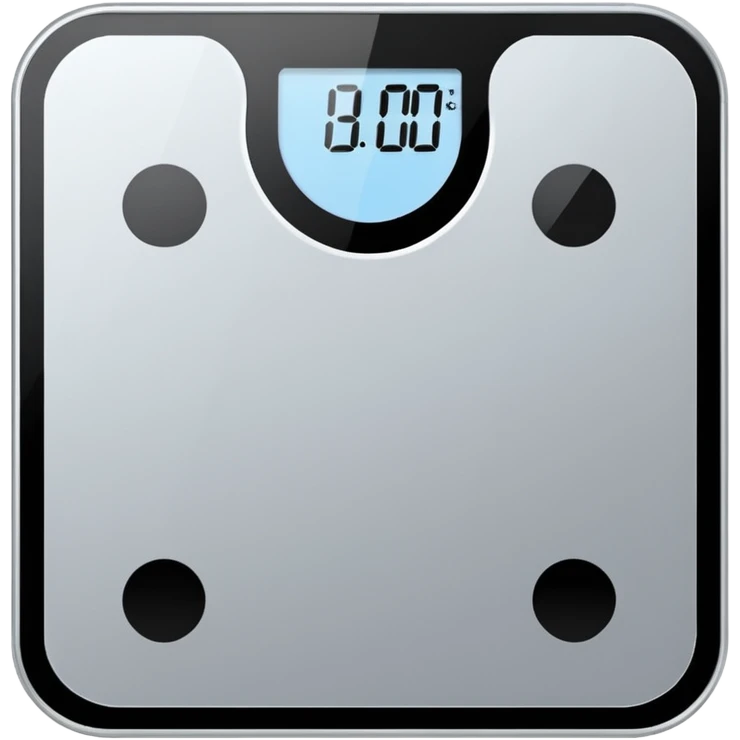 Digital weight scale emoji
